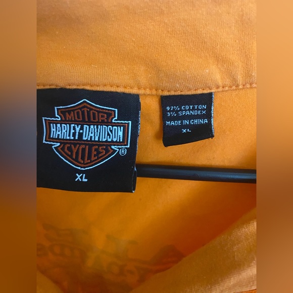 Vintage Harley Davidson Collared Shirt - Picture 3 of 4